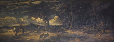 Caza de jabalíes en Xanthus en Licia, c.1845 de Edmund G. Muller