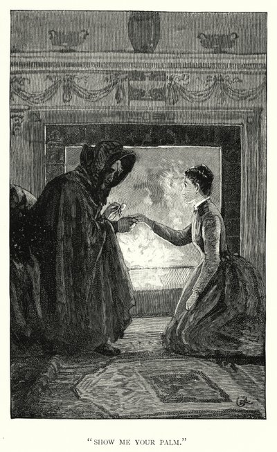 Ilustración de Jane Eyre de Charlotte Bronte de Edmund Henry Garrett