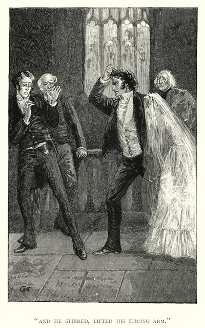 Ilustración de Jane Eyre de Charlotte Bronte de Edmund Henry Garrett