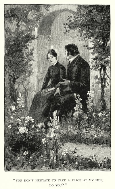 Ilustración de Jane Eyre de Charlotte Bronte de Edmund Henry Garrett