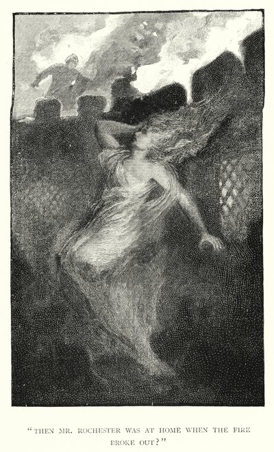 Ilustración de Jane Eyre de Charlotte Bronte de Edmund Henry Garrett
