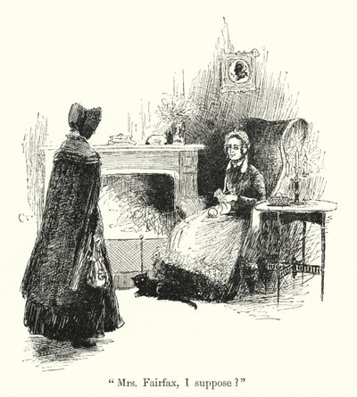 Ilustración para Jane Eyre de Charlotte Bronte de Edmund Henry Garrett