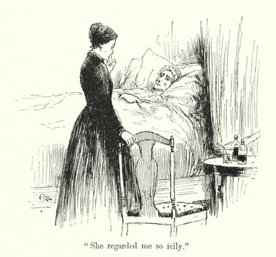 Ilustración de Jane Eyre de Charlotte Bronte de Edmund Henry Garrett
