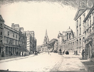 High Street, Oxford, 1905 de Edmund Hort New