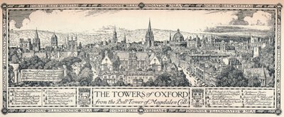 Las Torres de Oxford, 1905 de Edmund Hort New