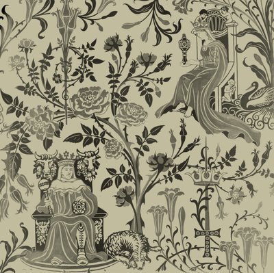 Lords & Ladies April 1928 (gouache sobre papel) de Edmund Hunter
