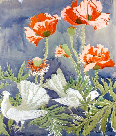 Paz c1920 (gouache sobre papel) de Edmund Hunter