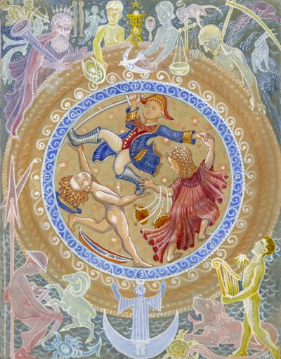 Reyes Magos, sin fecha (gouache sobre papel) de Edmund Hunter