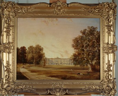 Vista de Billingbear (óleo sobre lienzo) de Edmund John Niemann
