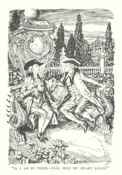 Ilustración para Prince Otto de R L Stevenson (litografía) de Edmund Joseph (after) Sullivan