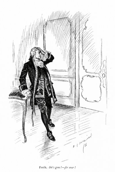 Ilustración para Los rivales de Sheridan (grabado) de Edmund Joseph (after) Sullivan