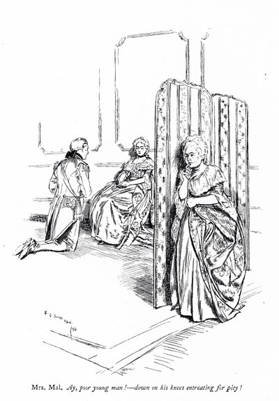 Ilustración para Los rivales de Sheridan (grabado) de Edmund Joseph (after) Sullivan