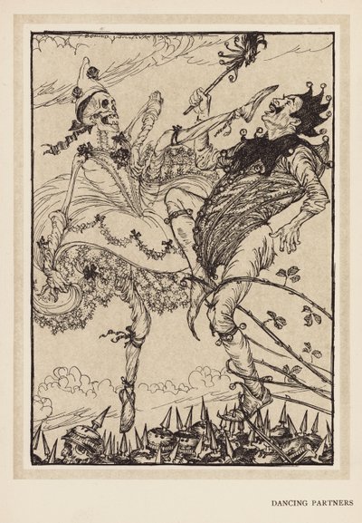 La guirnalda del Kaiser: Parejas de baile (litografía) de Edmund Joseph (after) Sullivan