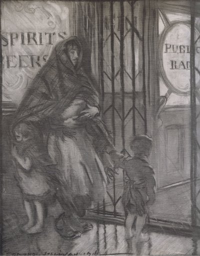 La puerta de la taberna, Anuario de Bibbys de Edmund Joseph (after) Sullivan