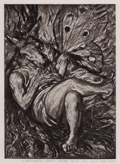 Sueño de una Noche de Verano, Acto IV, Escena I de Edmund Joseph Sullivan