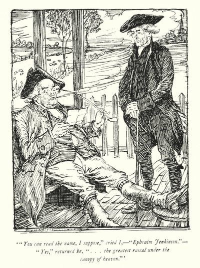 Ilustración para The Vicar of Wakefield de Oliver Goldsmith de Edmund Joseph Sullivan