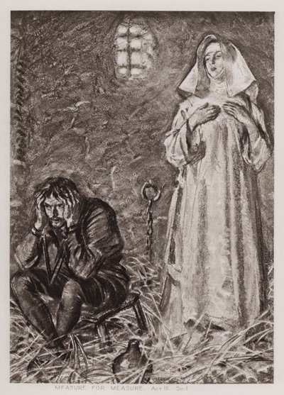 Medida por medida, Acto III, Escena I de Edmund Joseph Sullivan