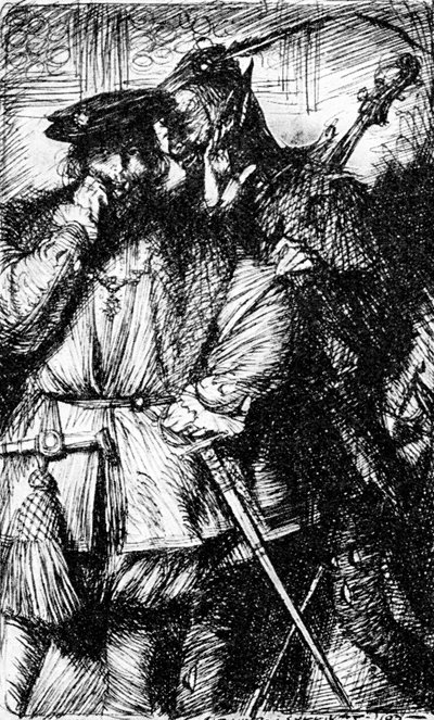 Mefistófeles y Fausto, 1923 de Edmund Joseph Sullivan