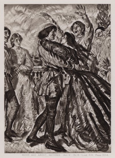 Mucho Ruido y Pocas Nueces, Acto V, Escena 4 de Edmund Joseph Sullivan