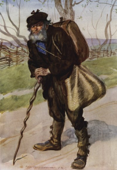 Una vez lo vi parado en medio de un camino polvoriento de Edmund Joseph Sullivan
