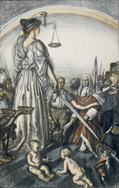 El reino de la justicia, 1917 de Edmund Joseph Sullivan