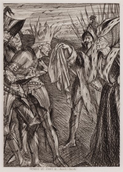 La tercera parte de Enrique VI, Acto I, Escena 4 de Edmund Joseph Sullivan