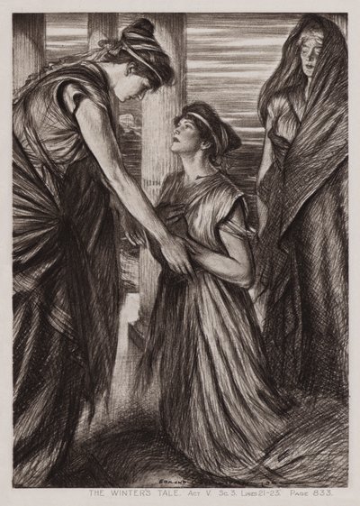 Cuento de invierno, Acto V, Escena 3 de Edmund Joseph Sullivan