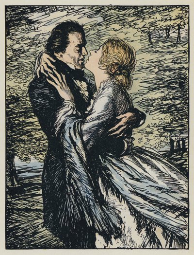Ilustración para Maud de Tennyson de Edmund Joseph after Sullivan