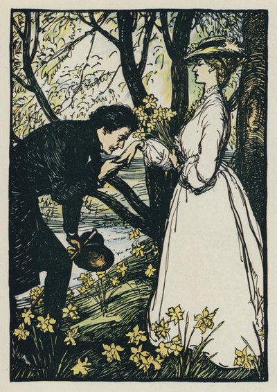 Ilustración para Maud de Tennyson de Edmund Joseph after Sullivan