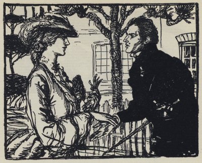 Ilustración para Maud de Tennyson de Edmund Joseph after Sullivan