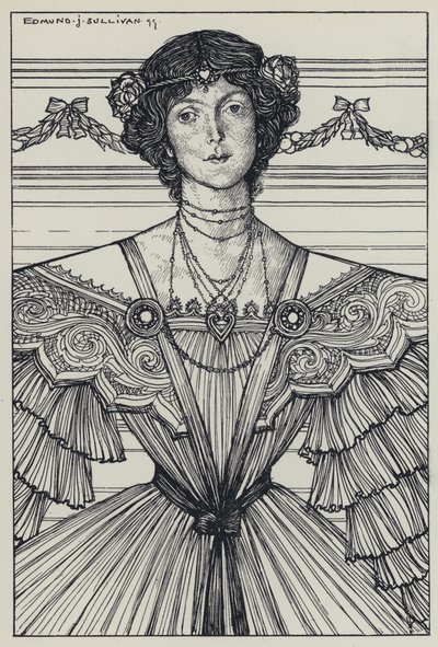 Tennyson, Ilustración para Un Sueño de Mujeres Hermosas y Otros Poemas de Edmund Joseph after Sullivan