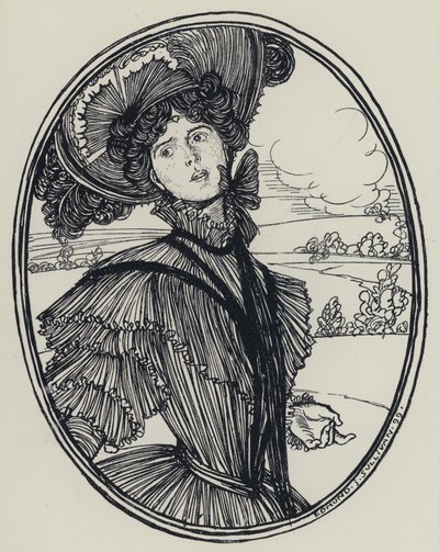 Tennyson, Ilustración para Un Sueño de Mujeres Hermosas y Otros Poemas de Edmund Joseph after Sullivan