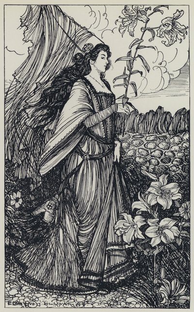 Tennyson, Ilustración para Un Sueño de Mujeres Hermosas y Otros Poemas de Edmund Joseph after Sullivan