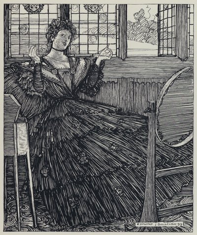 Tennyson, Ilustración para Un Sueño de Mujeres Hermosas y Otros Poemas de Edmund Joseph after Sullivan