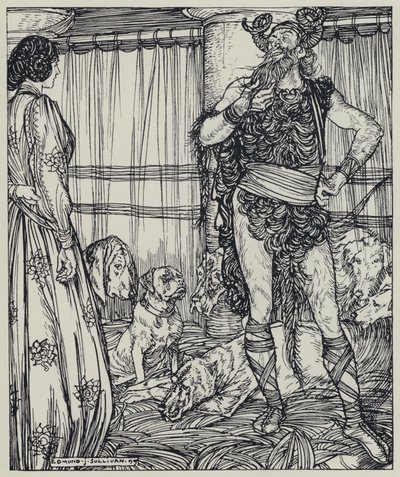 Tennyson, Ilustración para Un Sueño de Mujeres Hermosas y Otros Poemas de Edmund Joseph after Sullivan