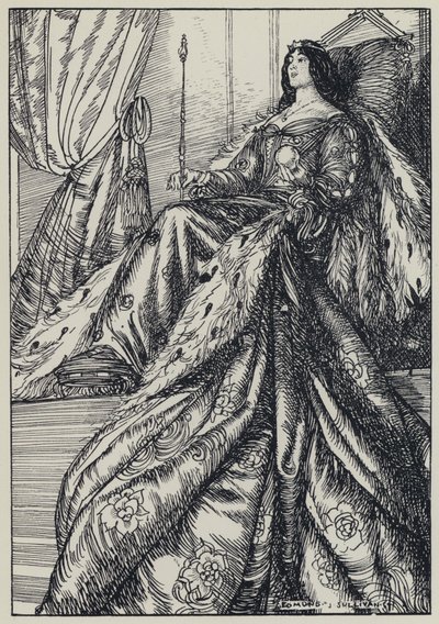Tennyson, Ilustración para Un Sueño de Mujeres Hermosas y Otros Poemas de Edmund Joseph after Sullivan