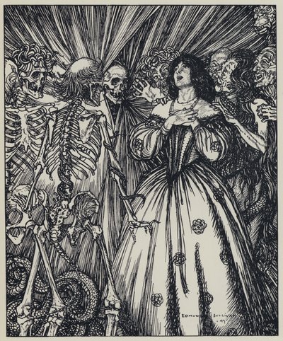 Tennyson, Ilustración para Un Sueño de Mujeres Hermosas y Otros Poemas de Edmund Joseph after Sullivan
