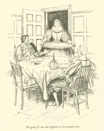 Demasiado bueno para cualquiera excepto pescadores o hombres muy honestos de Edmund Joseph after Sullivan