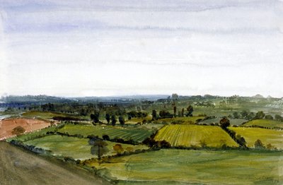 Vista de Swiss Cottage, Hampstead, Londres, 1836 de Edmund Marks