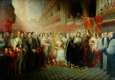 Coronación de la Reina Victoria de Edmund Thomas Parris