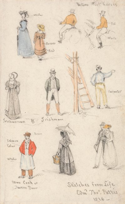 Bocetos de la vida de Edmund Thomas Parris