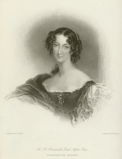La Muy Honorable Sarah Sophia Fane, Condesa de Jersey de Edmund Thomas Parris
