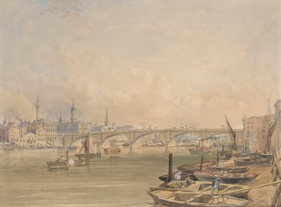Vista del Puente de Londres de Edmund Walker
