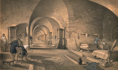 Interior del Fuerte Nicolás, 1856 de Edmund Walker