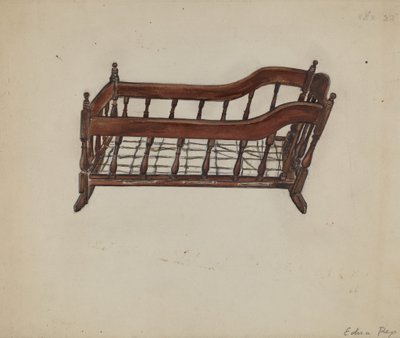 Cuna de bebé de Edna C. Rex