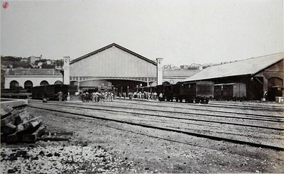 Gare de Perrache en Lyon de Edouard Denis Baldus