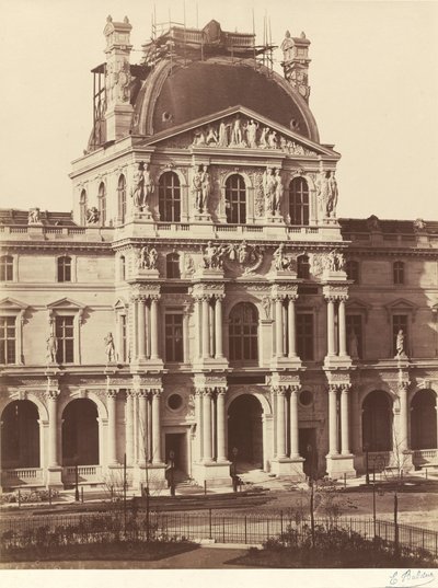 Vista del Louvre,1855-1857 (foto) de Edouard-Denis Baldus