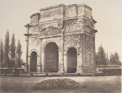Arco antiguo en Orange de Édouard Baldus