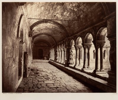 Arlés, claustro de Saint-Trophime de Édouard Baldus