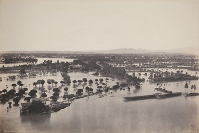 Inundación de Avignon de 1856 de Édouard Baldus